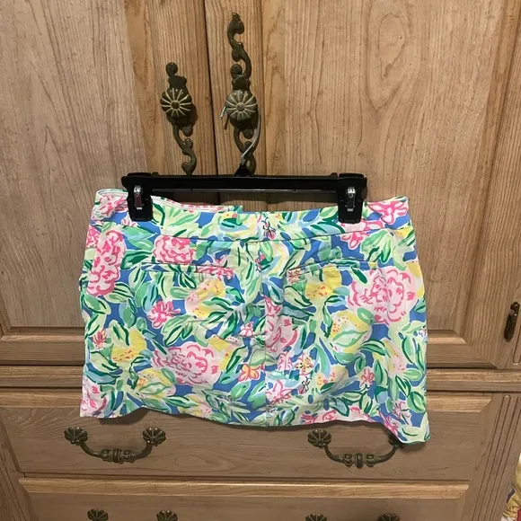Lilly Pulitzer Colette Floral Knit Skort, Size 6.