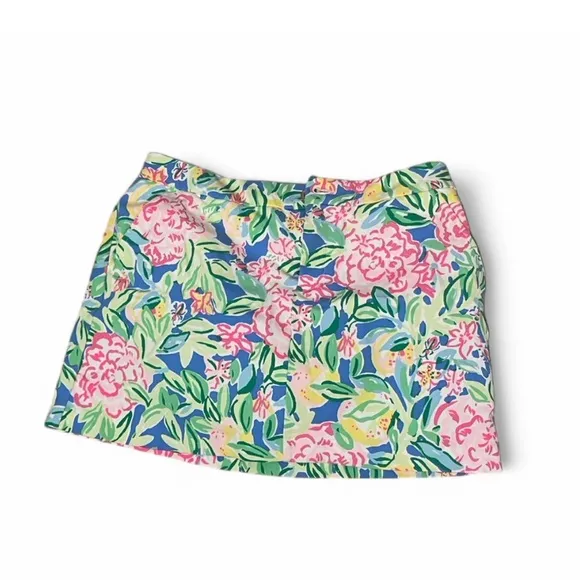Lilly Pulitzer Colette Floral Knit Skort, Size 6.