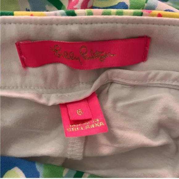 Lilly Pulitzer Colette Floral Knit Skort, Size 6.