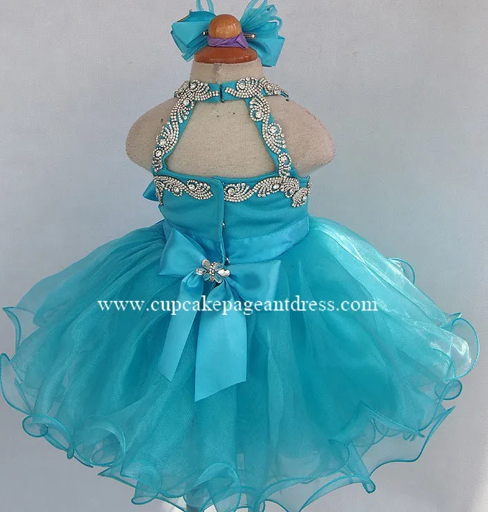 Little Girls/Toddler/Infant/Kids Glitz Baby Doll Pageant Dress