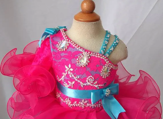 Little Miss/Baby Girl/Toddler/Infant/Newborn Cupcake Pageant Dress