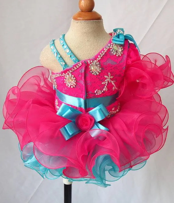 Little Miss/Baby Girl/Toddler/Infant/Newborn Cupcake Pageant Dress