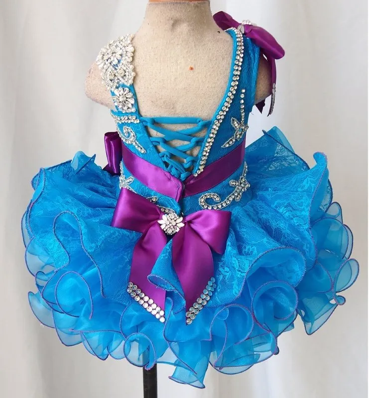 Little Princess Glitz Cupcake Pageant Dress For Baby Girl/Toddler/Kids/Child