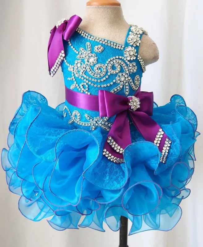 Little Princess Glitz Cupcake Pageant Dress For Baby Girl/Toddler/Kids/Child