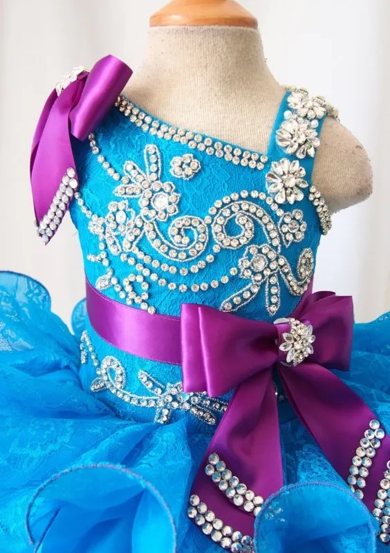 Little Princess Glitz Cupcake Pageant Dress For Baby Girl/Toddler/Kids/Child
