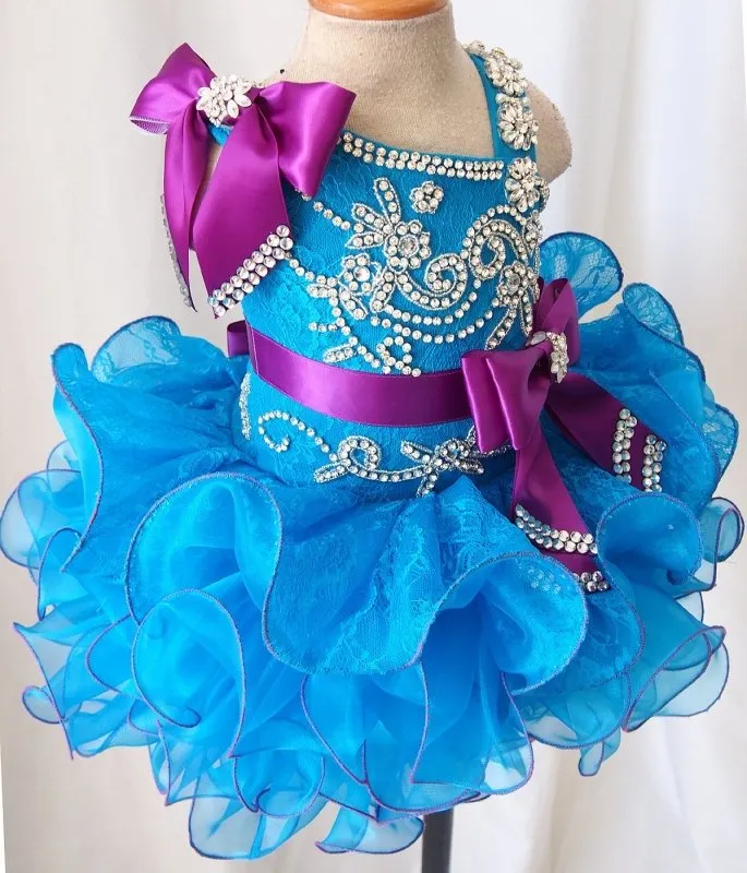 Little Princess Glitz Cupcake Pageant Dress For Baby Girl/Toddler/Kids/Child