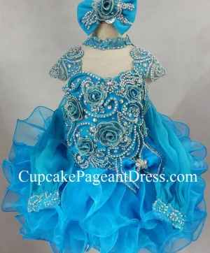 Little Princess Nations Glitz Cupcake Pageant Dress Newborn to 5T 12 colors