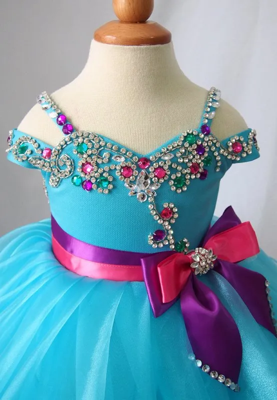 Little Princess/Toddler/Newborn/Infant/Baby Girl Baby Doll Pageant Dress