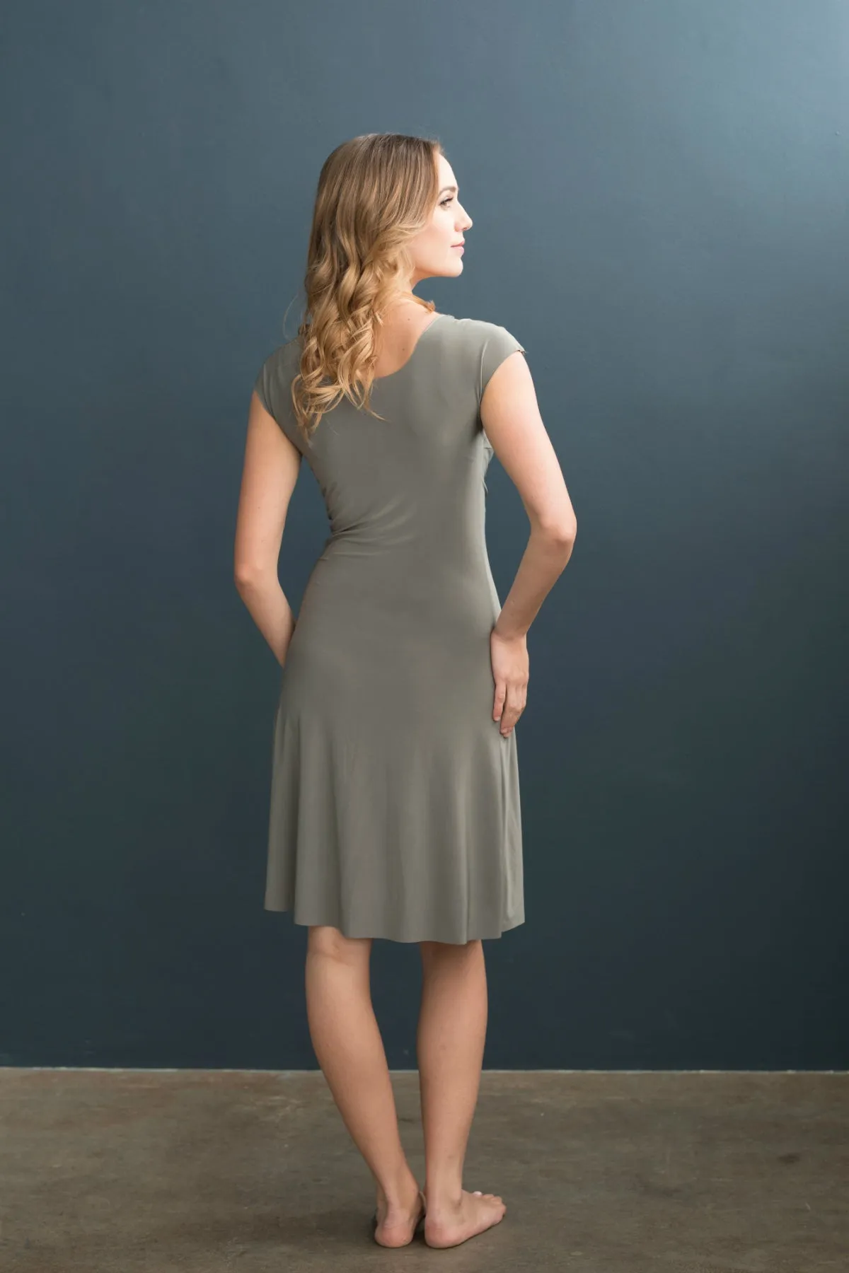 Lizzy Slip Cap Sleeve Scoop Neck Dress Slip - LE ♥