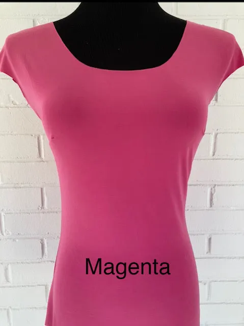Lizzy Slip Cap Sleeve Scoop Neck Dress Slip - LE ♥