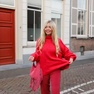 Loiza knit dieproze
