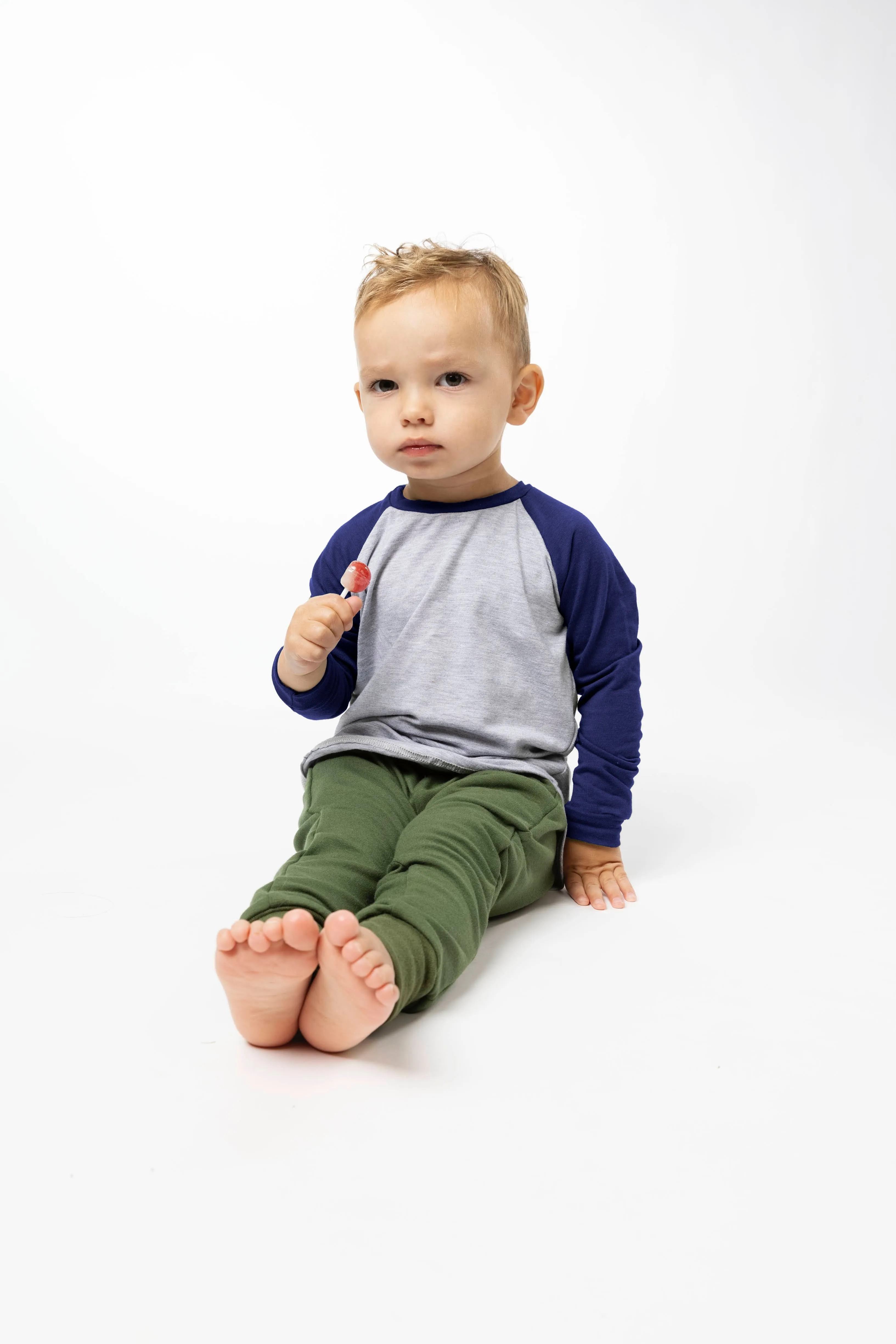 Long Sleeve Baseball Tee - Various Colors