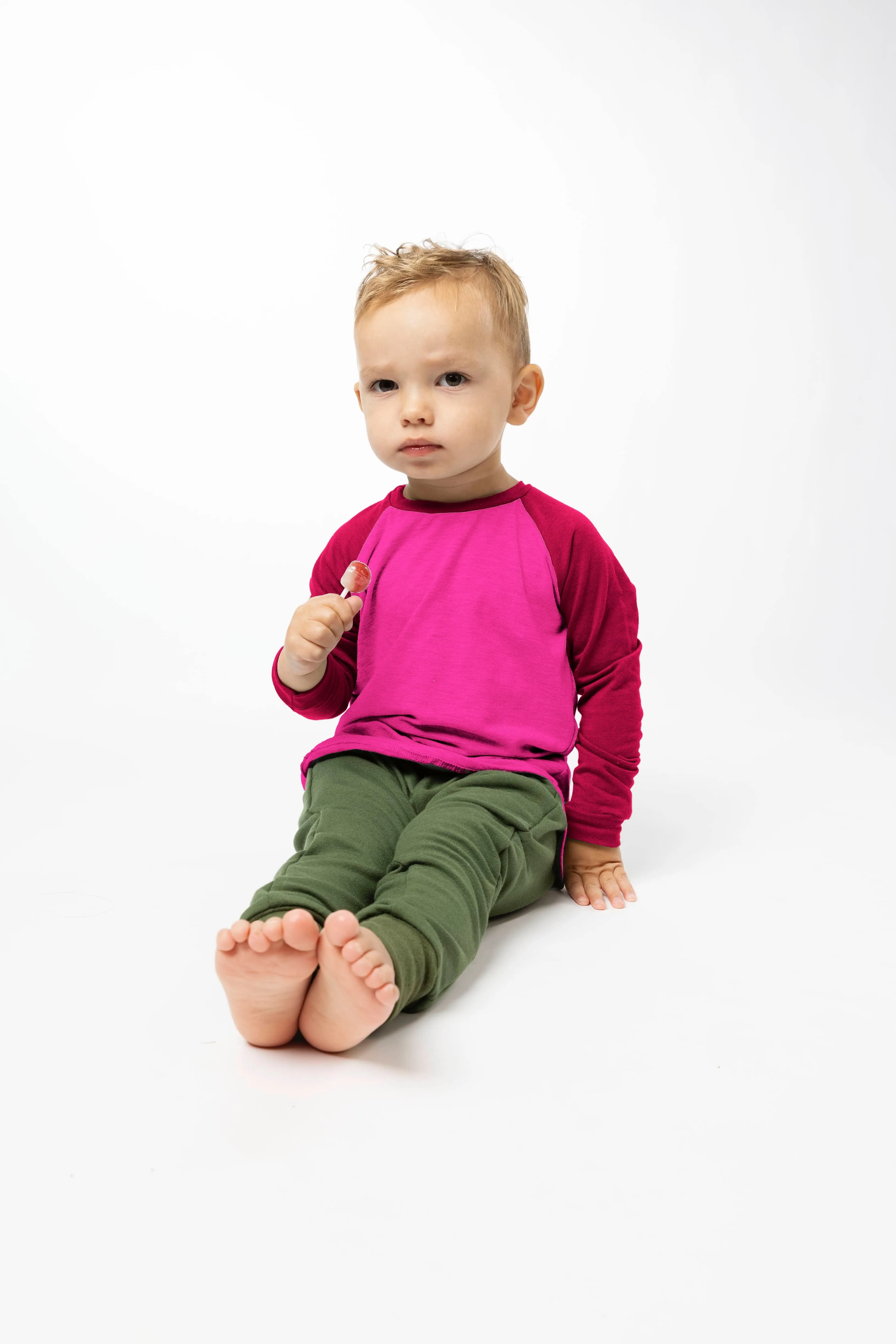 Long Sleeve Baseball Tee - Various Colors