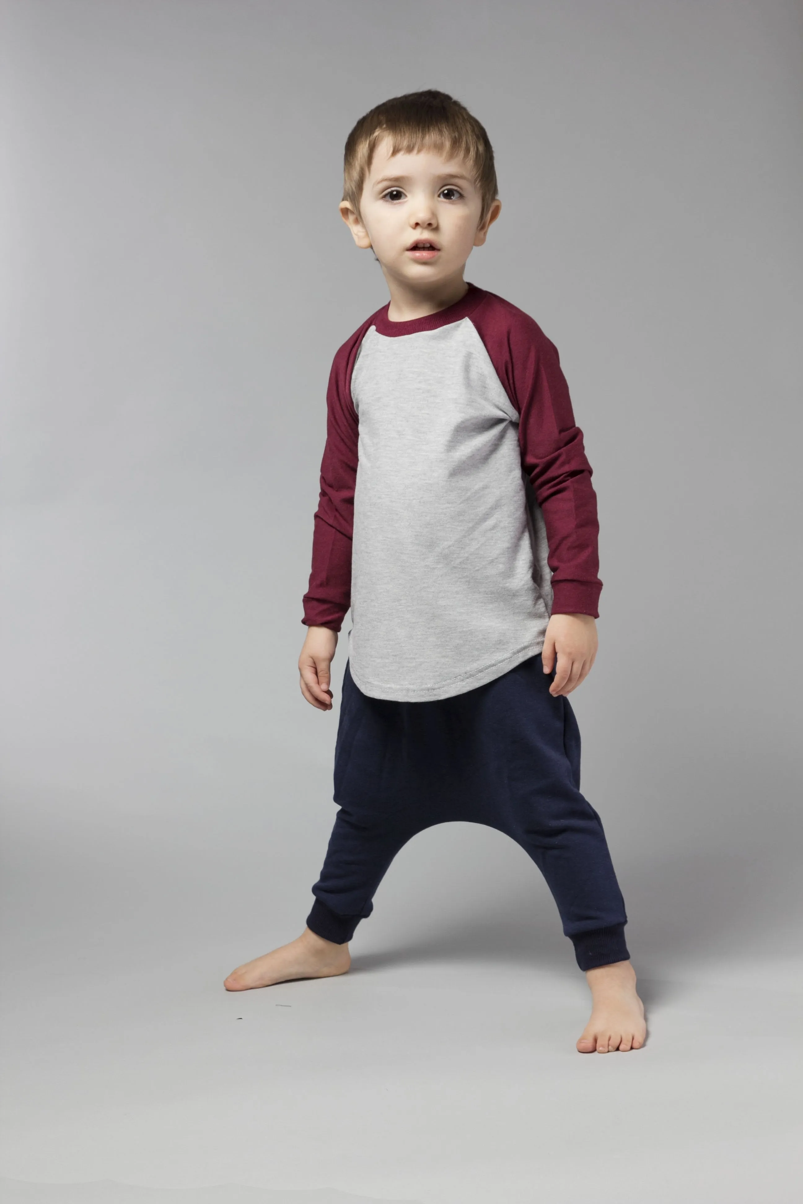 Long Sleeve Baseball Tee - Various Colors
