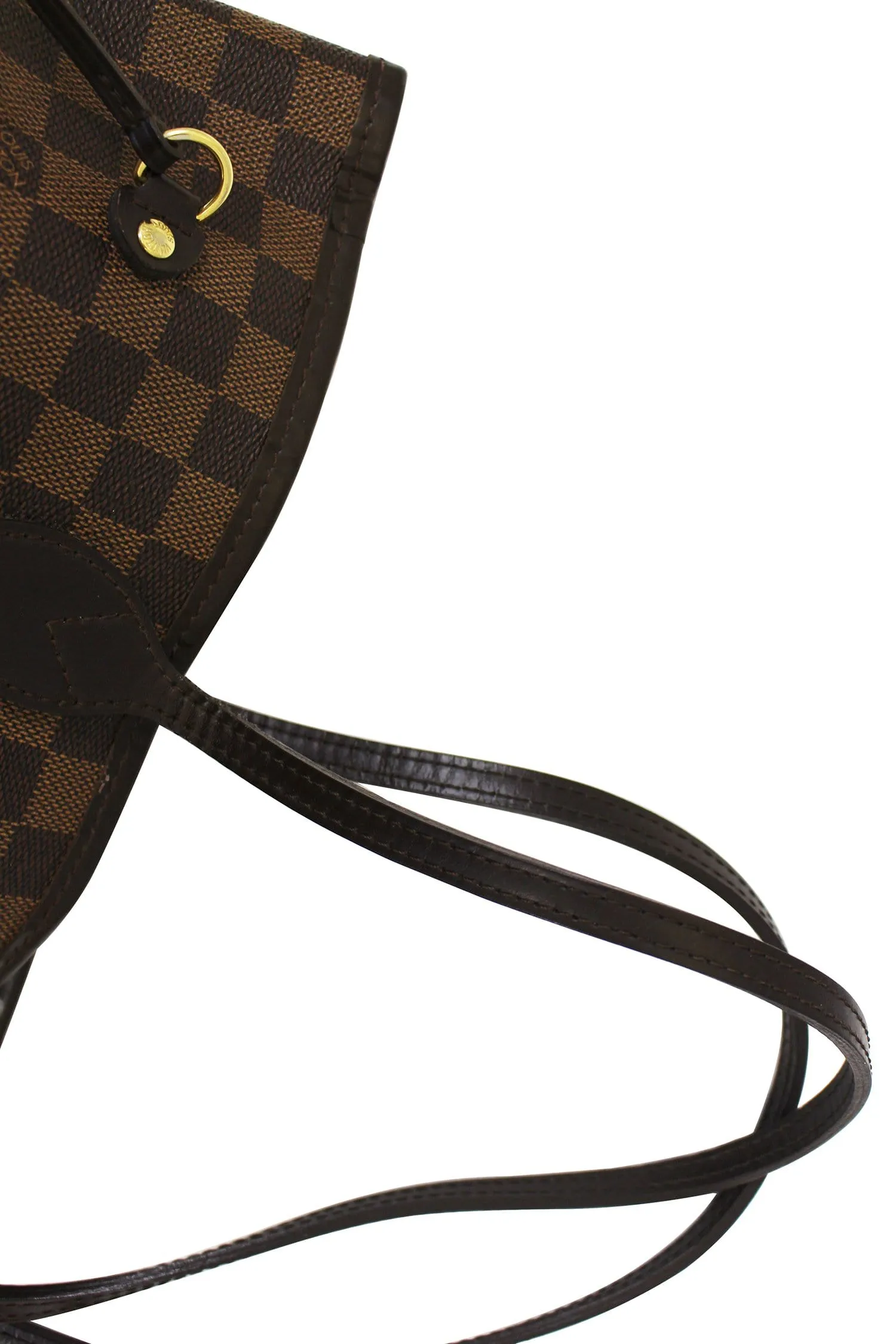 LOUIS VUITTON Damier Ebene Neverfull MM Shoulder Bag