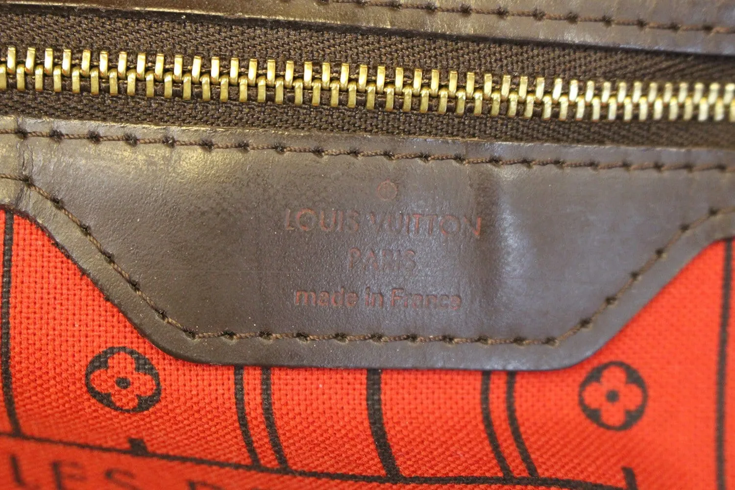 LOUIS VUITTON Damier Ebene Neverfull MM Shoulder Bag