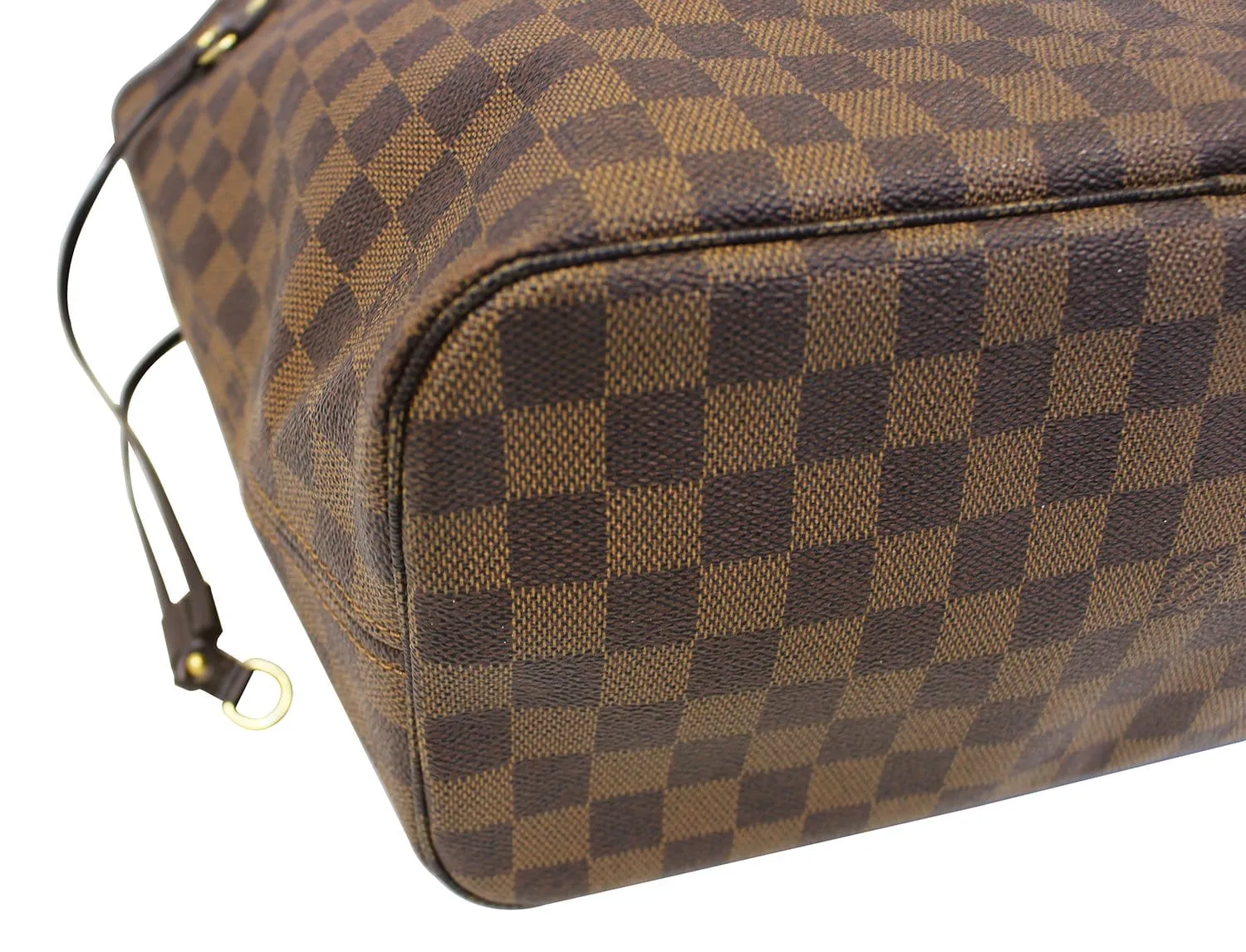LOUIS VUITTON Damier Ebene Neverfull MM Shoulder Bag