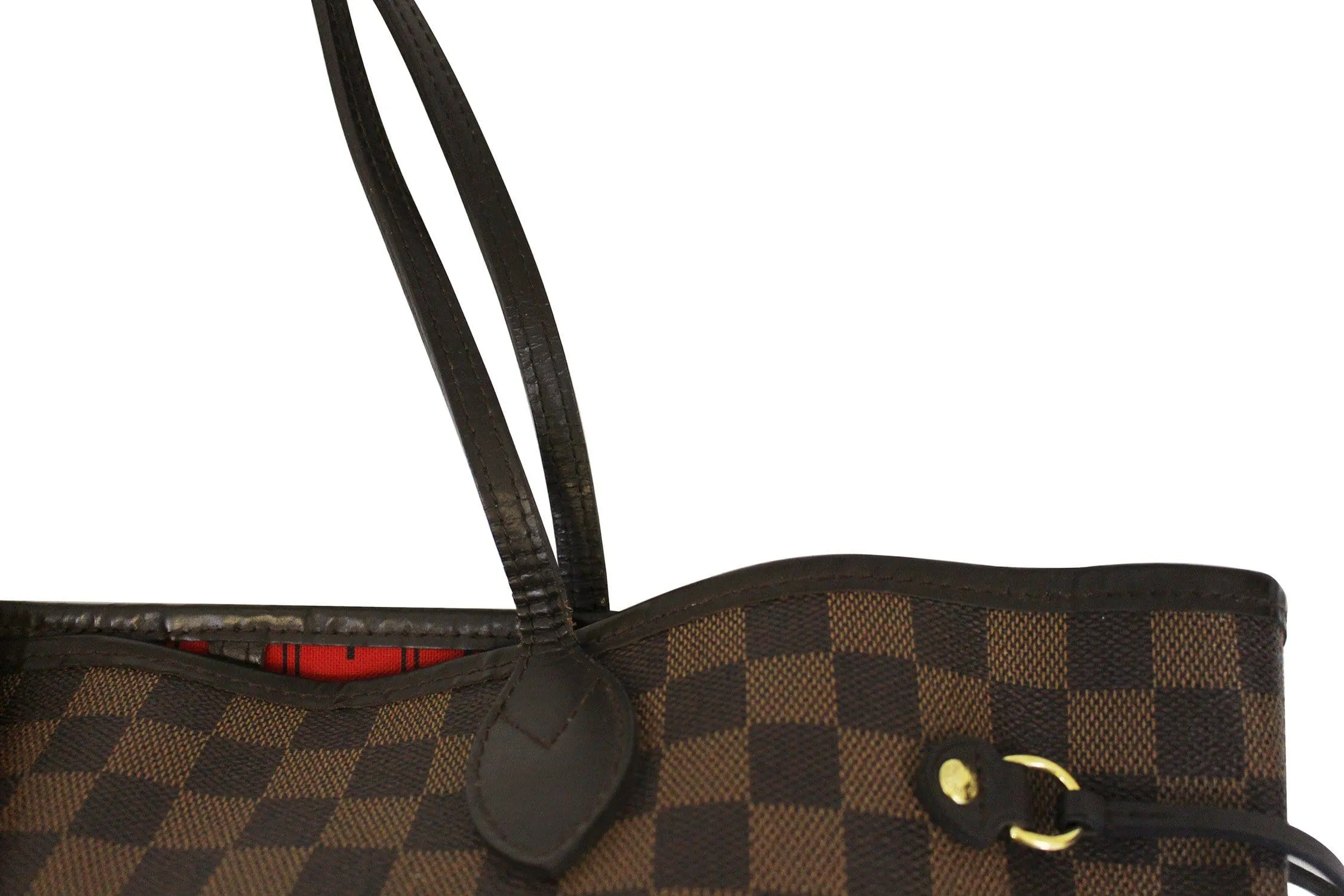 LOUIS VUITTON Damier Ebene Neverfull MM Shoulder Bag