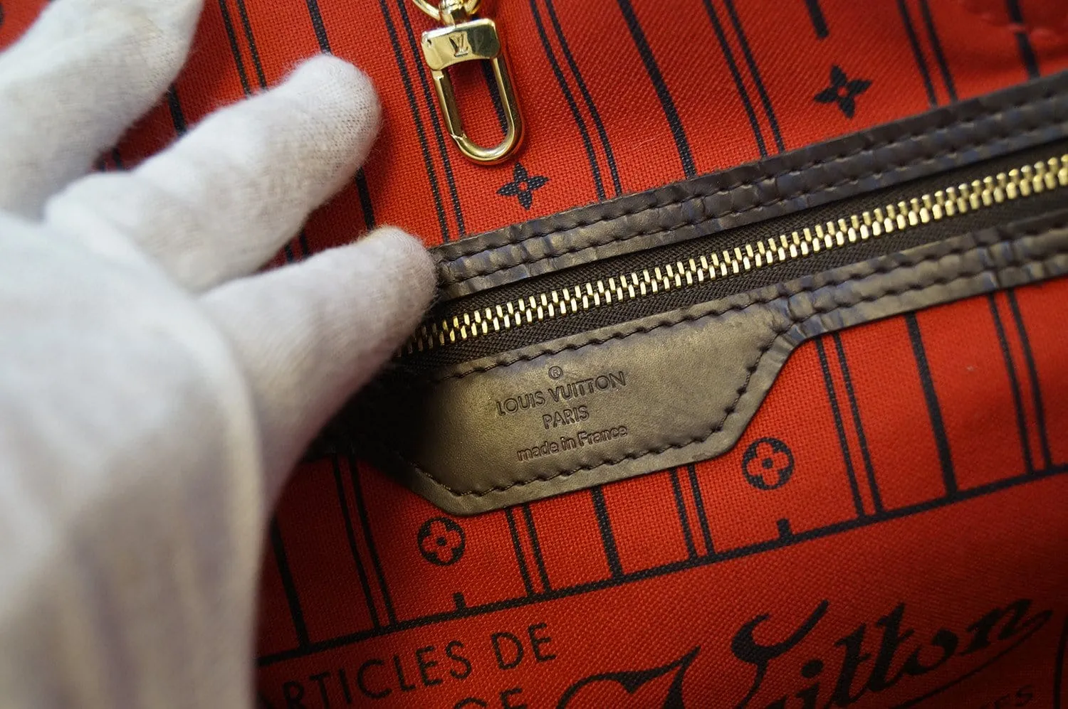 LOUIS VUITTON Damier Ebene Neverfull MM Shoulder Bag
