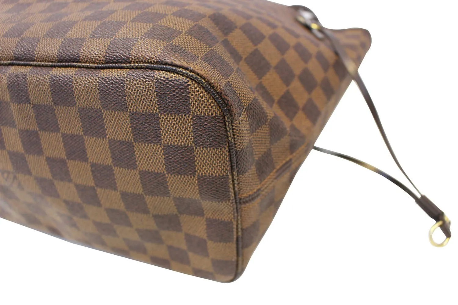 LOUIS VUITTON Damier Ebene Neverfull MM Shoulder Bag