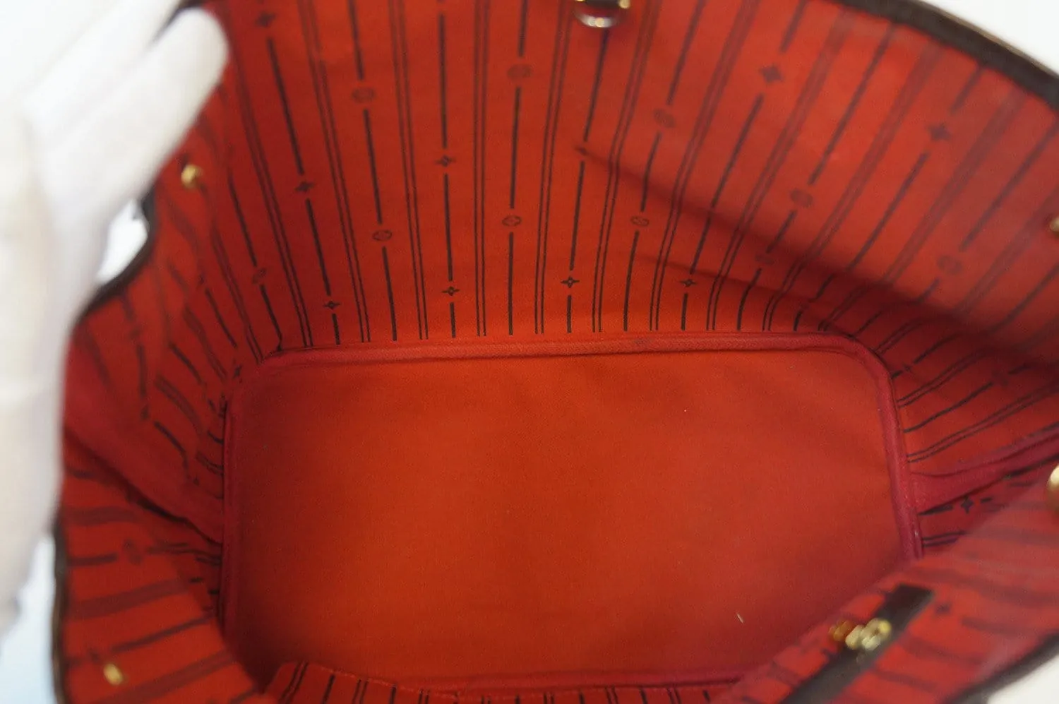 LOUIS VUITTON Damier Ebene Neverfull MM Shoulder Bag