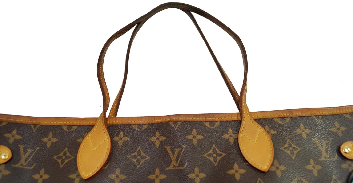 LOUIS VUITTON Monogram Canvas Neverfull GM Brown Tote Bag