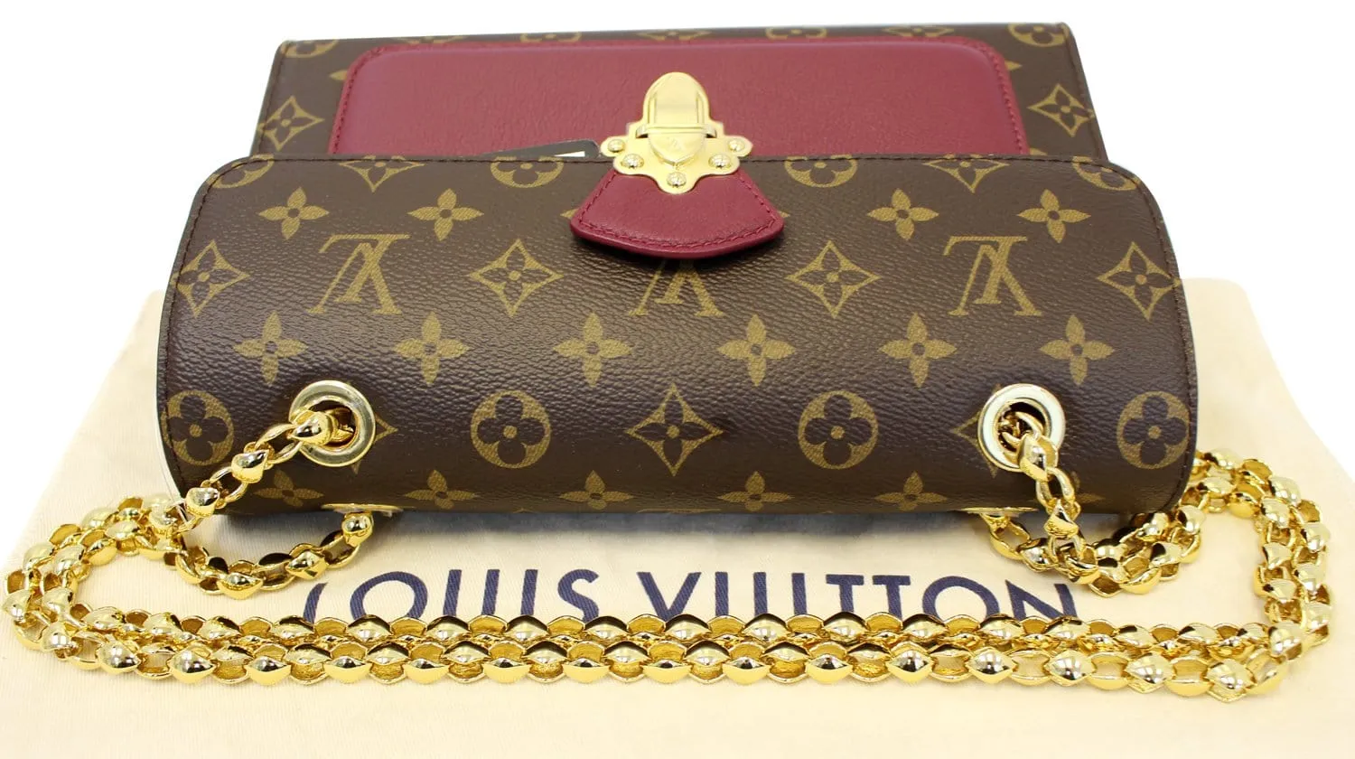 LOUIS VUITTON Monogram Canvas Raisin Victoire Shoulder Bag