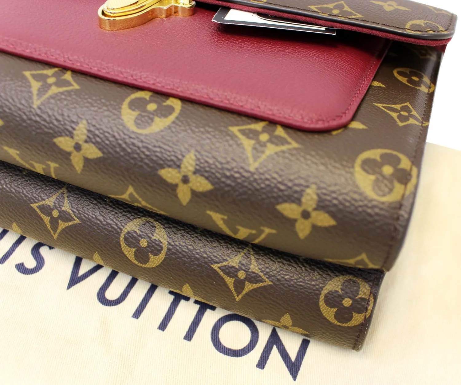 LOUIS VUITTON Monogram Canvas Raisin Victoire Shoulder Bag