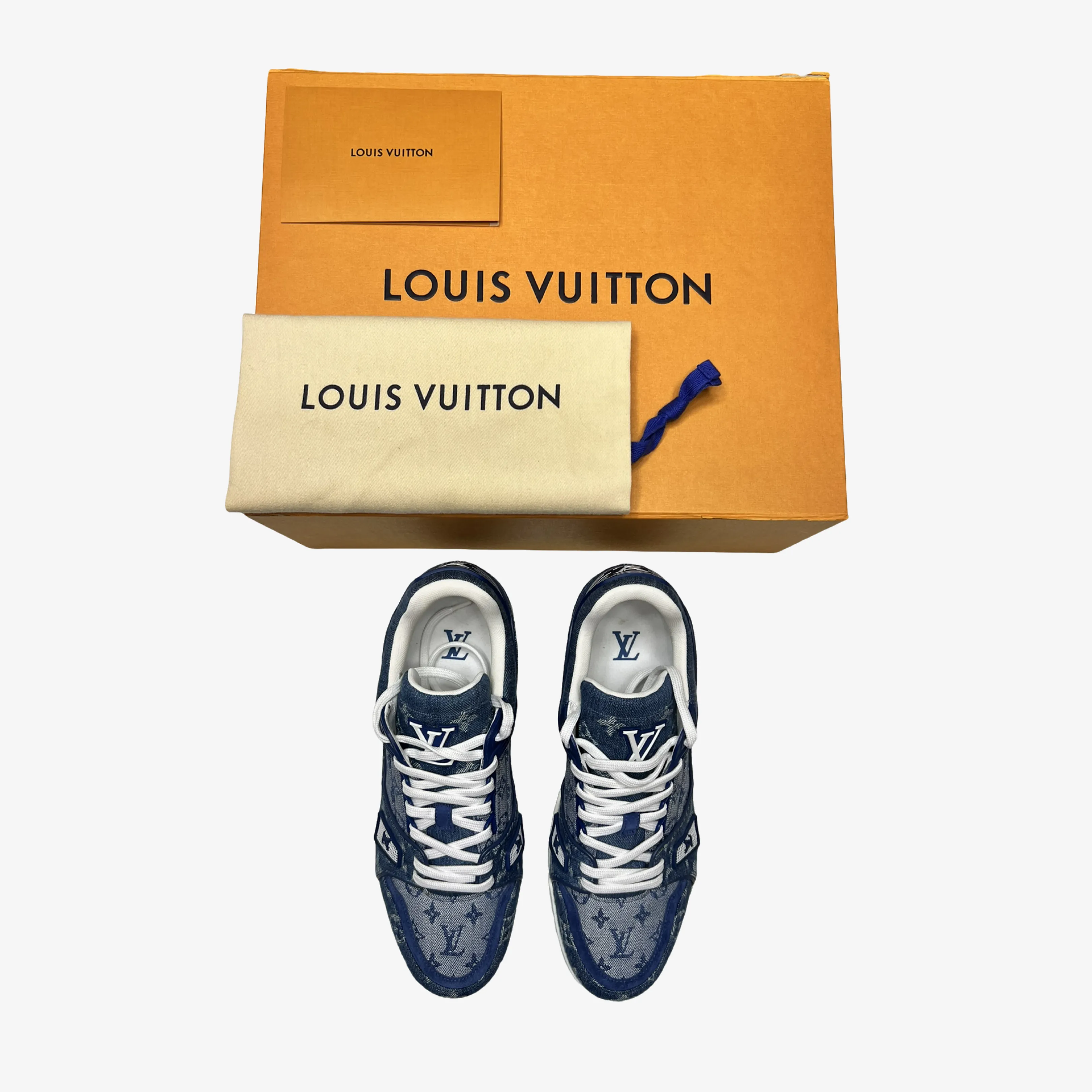Louis Vuitton Monogram Denim Trainers
