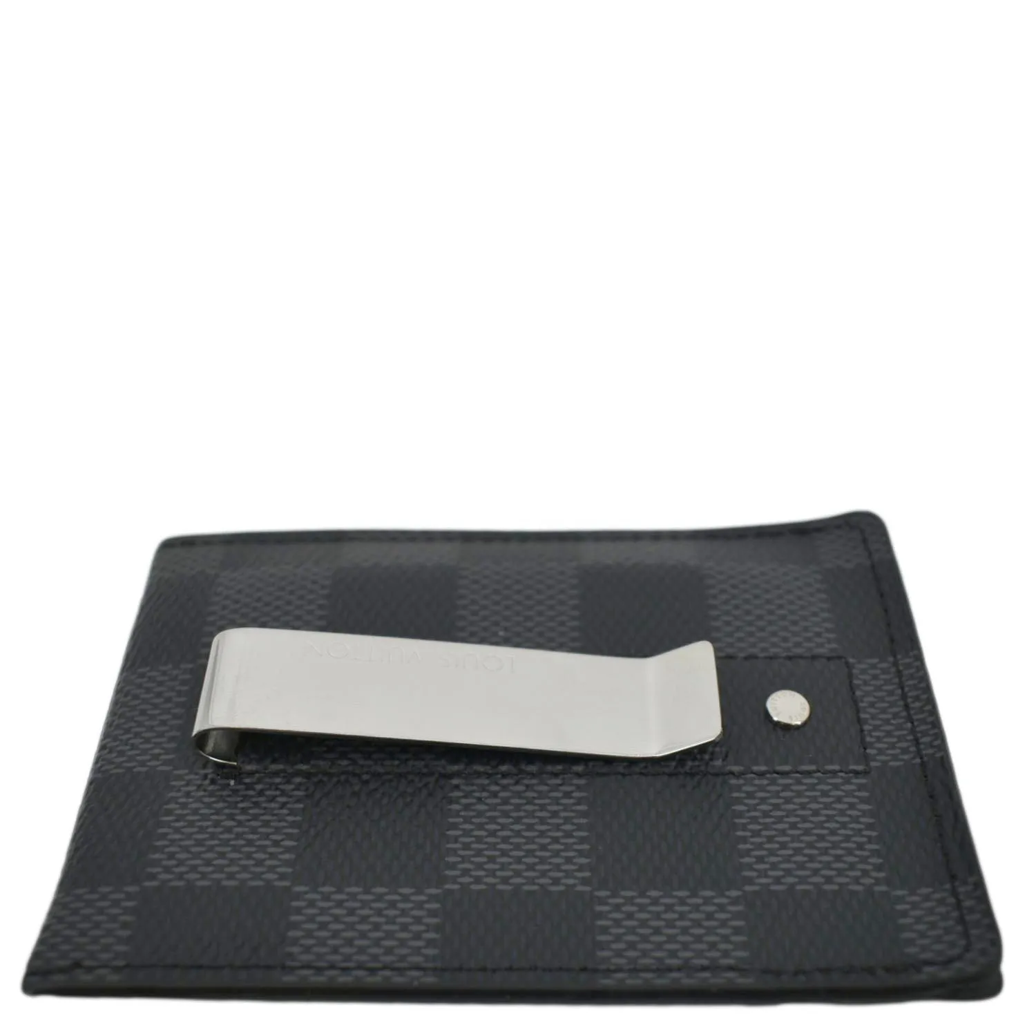 LOUIS VUITTON Prince Damier Graphite Card Holder Grey