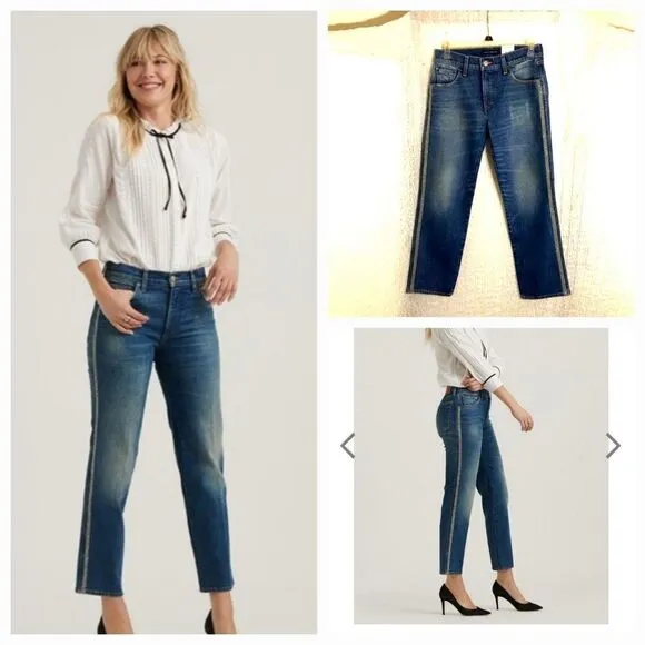 Lucky Brand NWT Midrise Authentic Straight Size 25