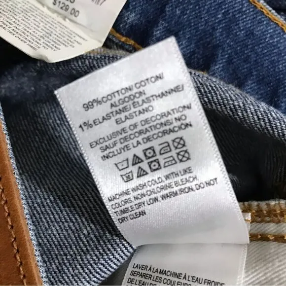 Lucky Brand NWT Midrise Authentic Straight Size 25