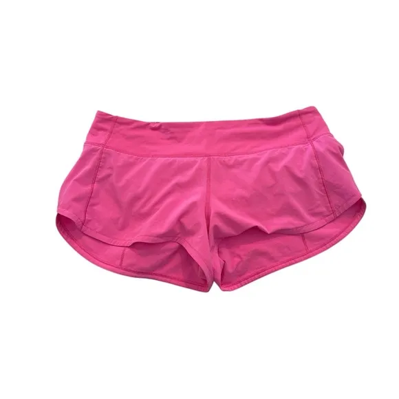 Lululemon Pink Speed Up Low Rise Shorts