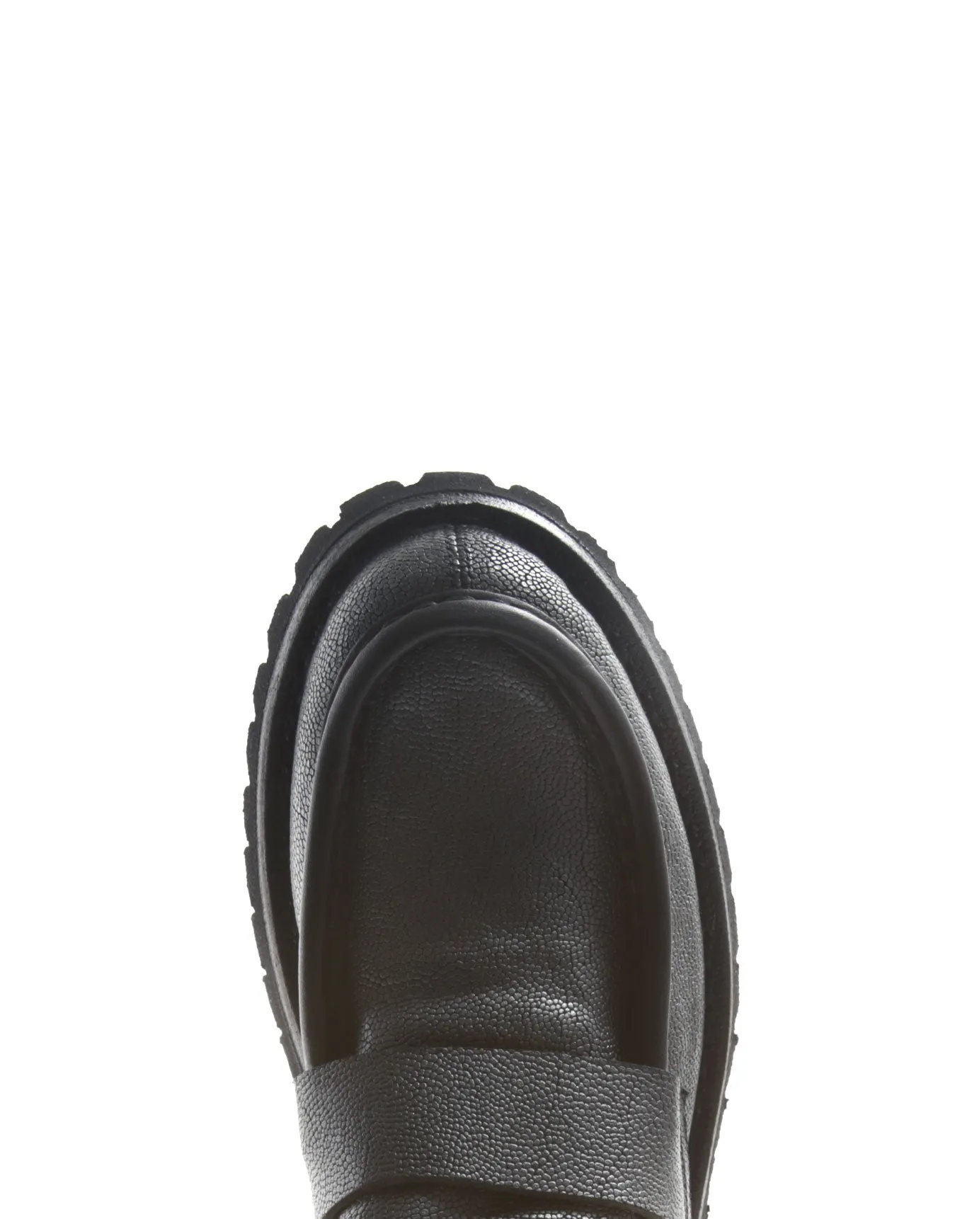 M-EMMET Silver Leather Loafer
