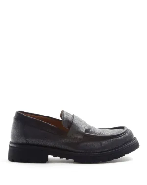 M-EMMET Silver Leather Loafer