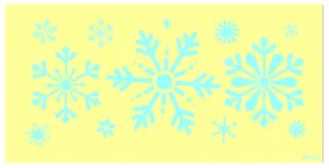 M0132 Large Snowflake stencil * updated artwork Oct 2, 2016
