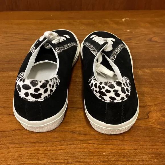 Madewell Item MA522Sidewalk Low-Top Sneakers in Suede and Spot Calf Hair