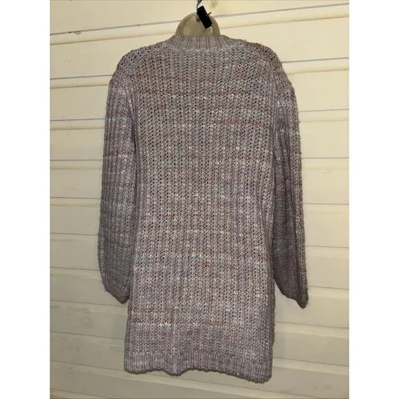 Marina Layer Wool/Alpaca Blend Long Sleeve Open Front Cardigan Sweater Size XL
