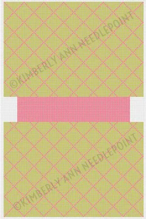 MB-15D - QUILTED BAG, NEON PINK/GREEN