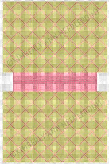 MB-15D - QUILTED BAG, NEON PINK/GREEN