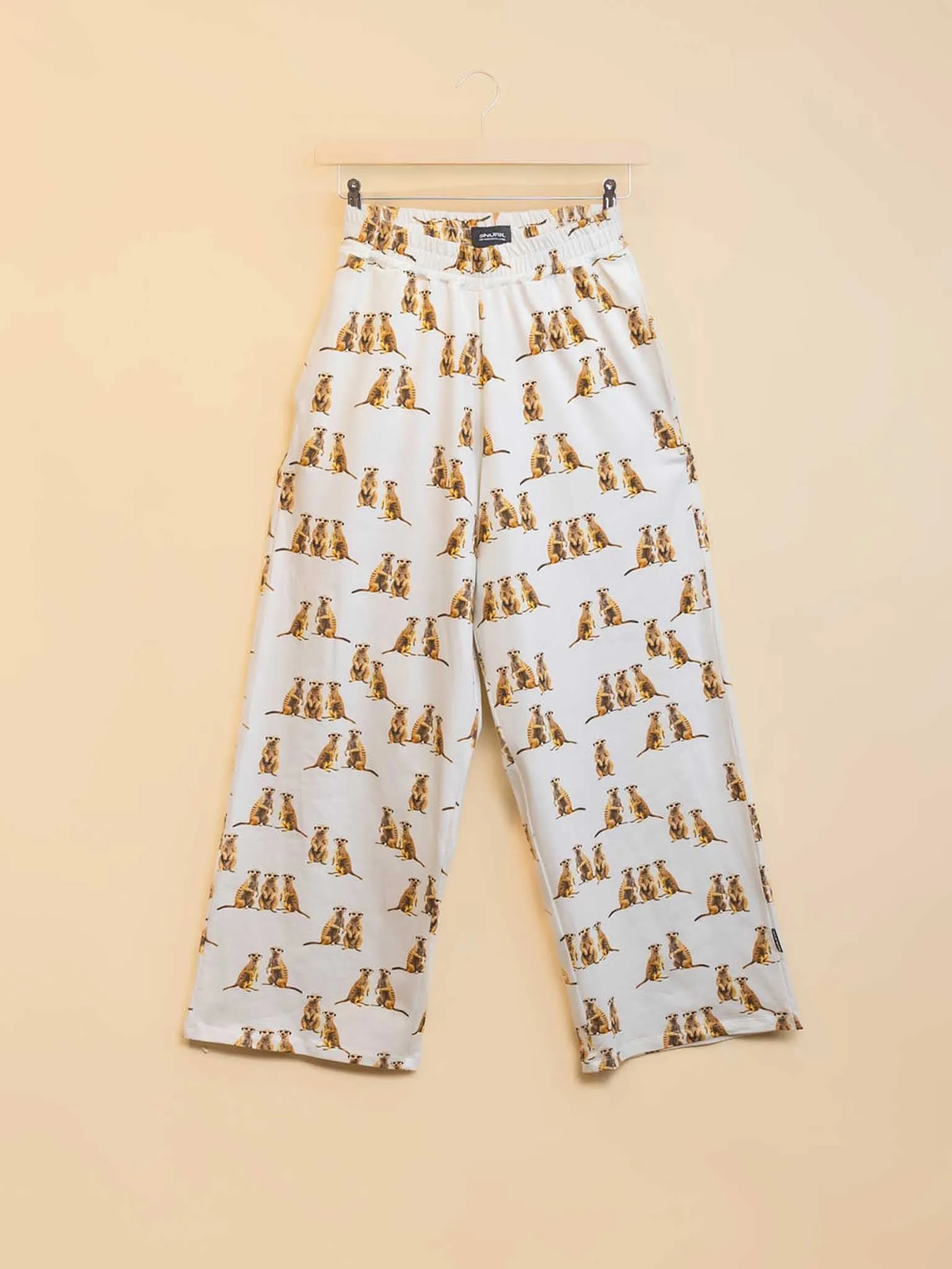 Meerkats Topje en Wijde broek set Dames