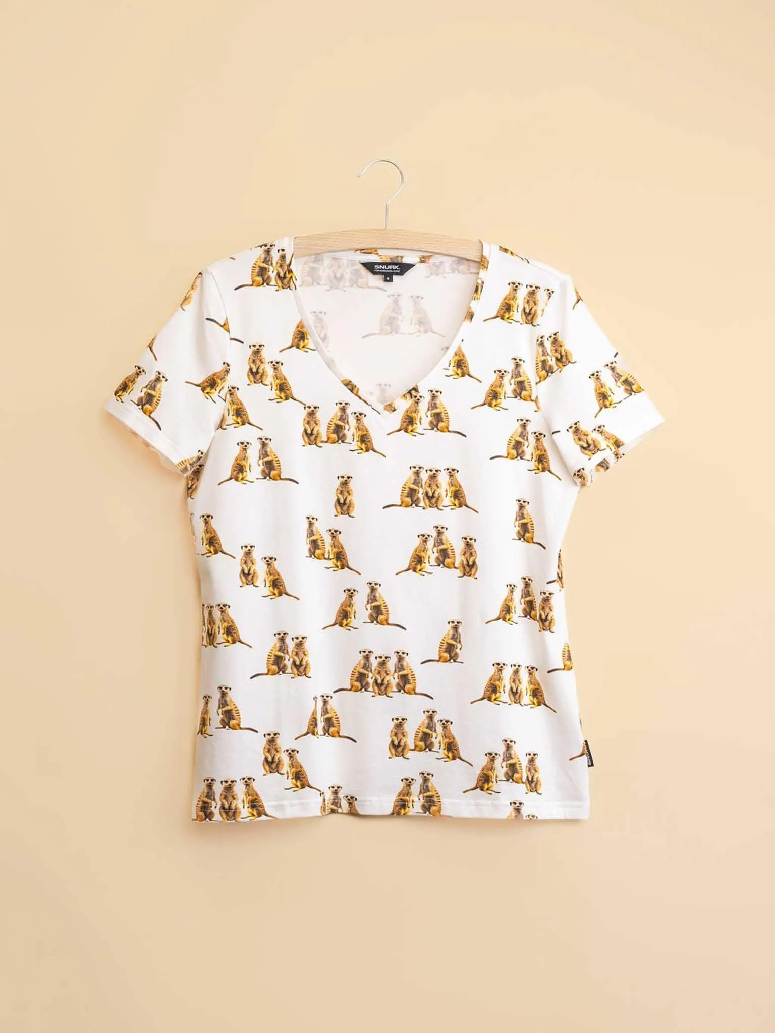 Meerkats V-neck T-shirt Dames
