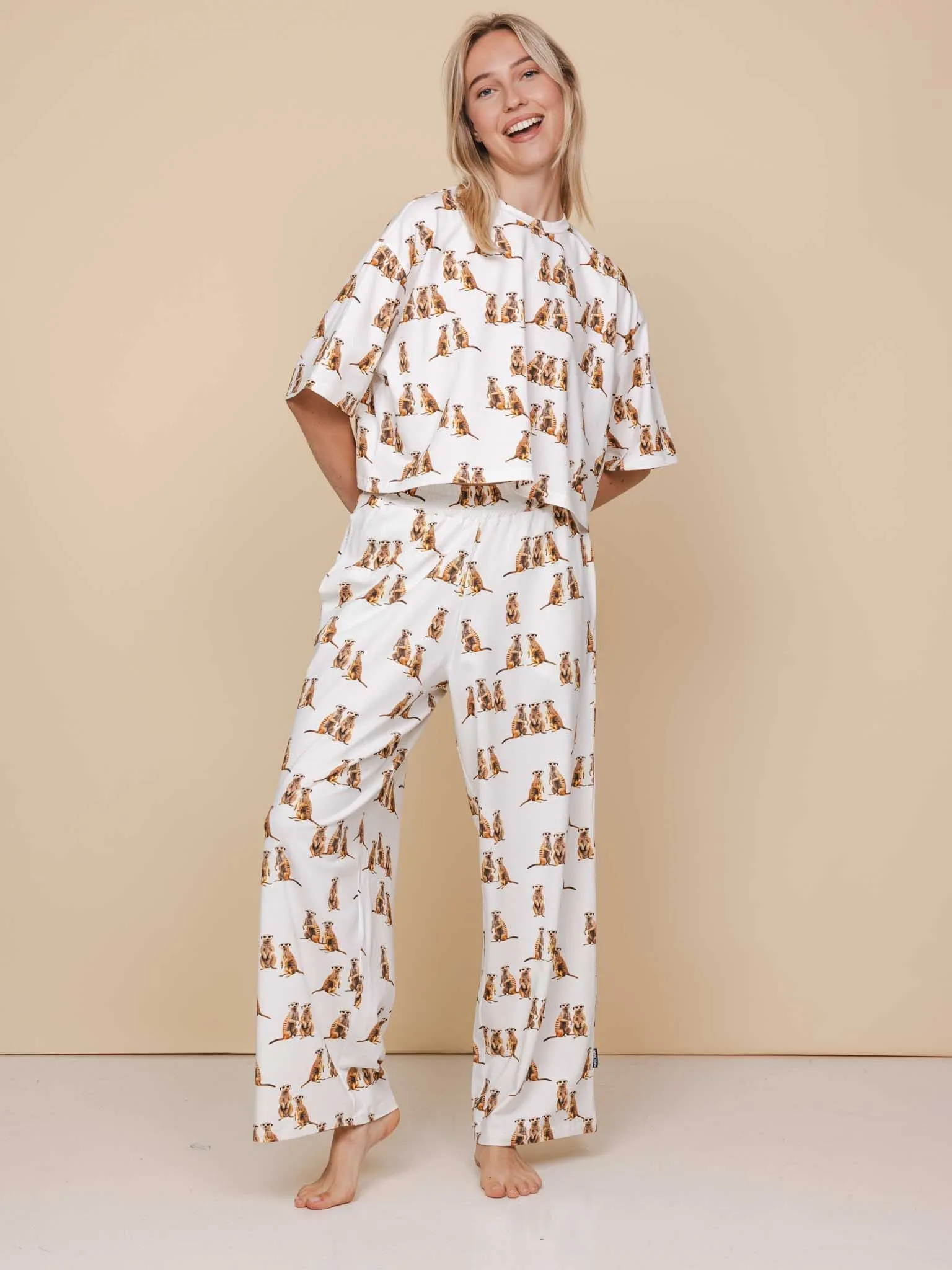 Meerkats Wijde broek Dames
