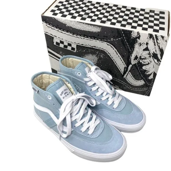 💖MEGA SALE💖VANS Crockett  Shoe Women Sky Suede Canvas Casual   VN0A5JIGSKZ