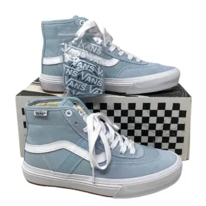 💖MEGA SALE💖VANS Crockett  Shoe Women Sky Suede Canvas Casual   VN0A5JIGSKZ