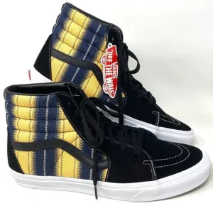 💖MEGA SALE💖VANS SK8-HI Denim  Men's Stripes s Black Suede Canvas  VN0A4BV6TRM