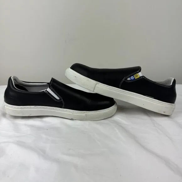 Mellow Walk Owen/Jessica Steel Toe Mens Work Sneakers Black Slip Resisting 8.5
