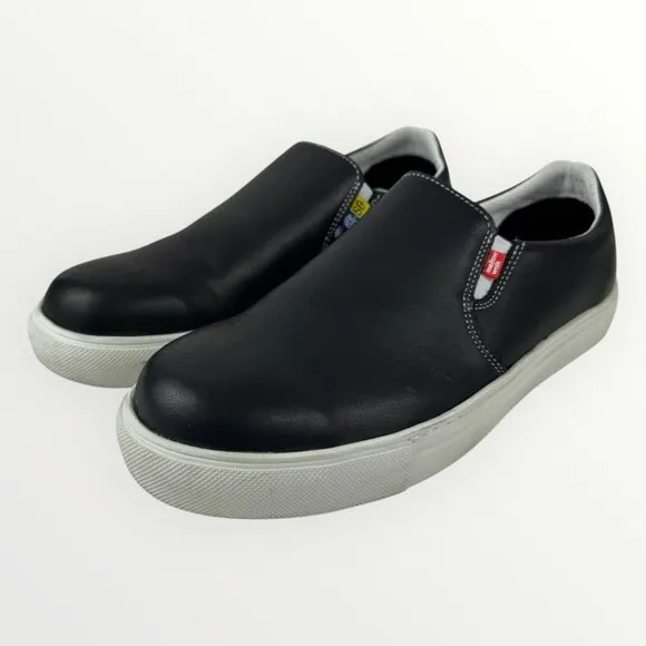Mellow Walk Owen/Jessica Steel Toe Mens Work Sneakers Black Slip Resisting 8.5