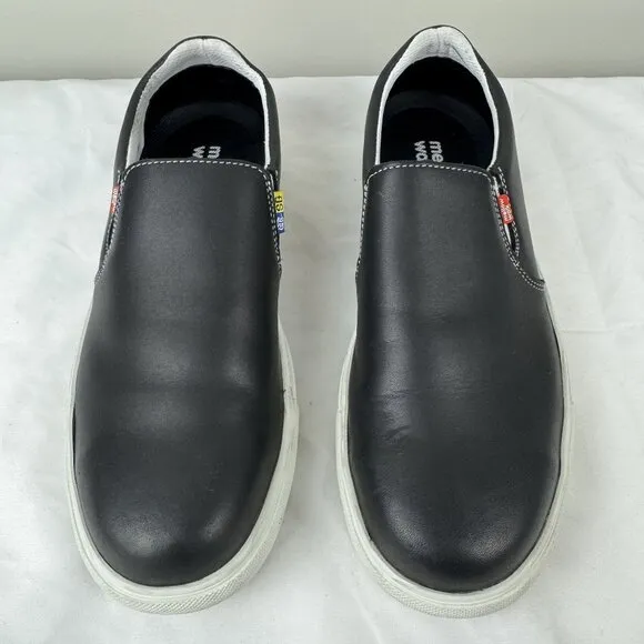 Mellow Walk Owen/Jessica Steel Toe Mens Work Sneakers Black Slip Resisting 8.5