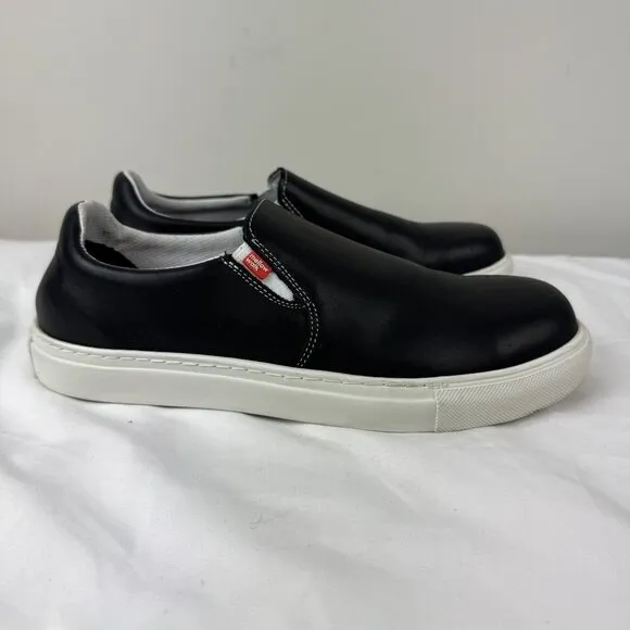 Mellow Walk Owen/Jessica Steel Toe Mens Work Sneakers Black Slip Resisting 8.5